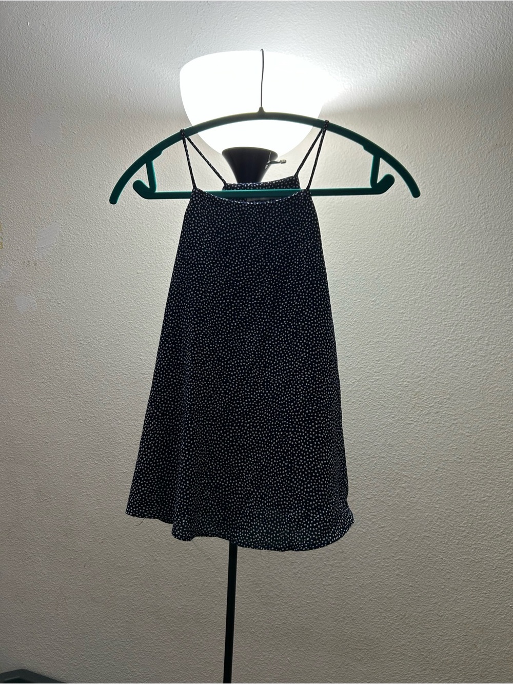 Navy blue Polka Dot A-Line Women's Skirt